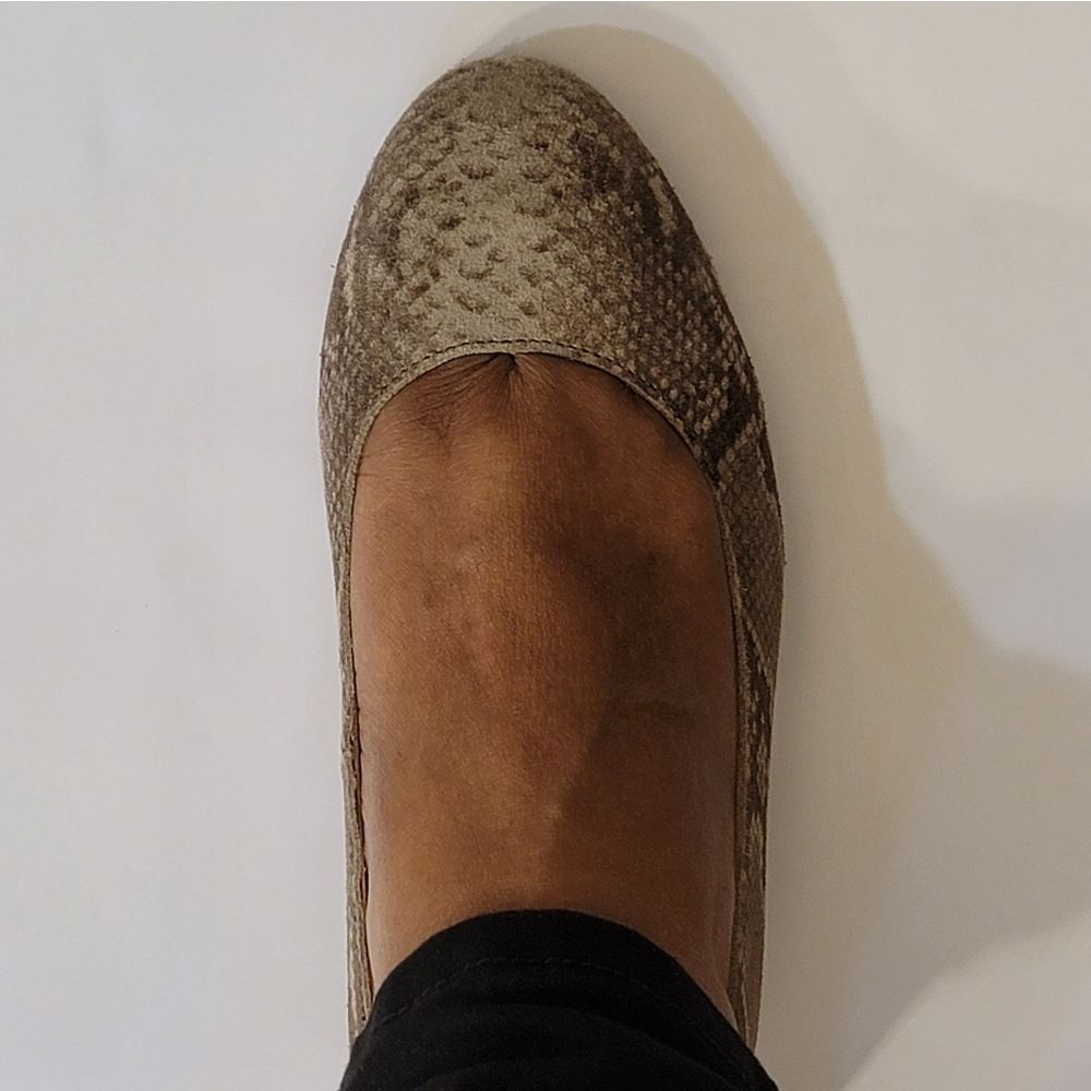 BORN ANIMAL PRINT SLIP-ON WOMEN"S BALLET FLAT SHOE